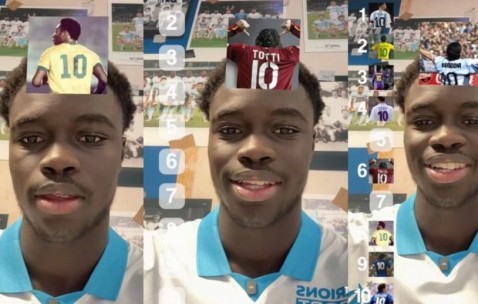 罗马潜在新援瓦斯评心中最佳十号：梅西第一，托蒂第六